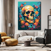 Paint by Numbers Skull Art Painting